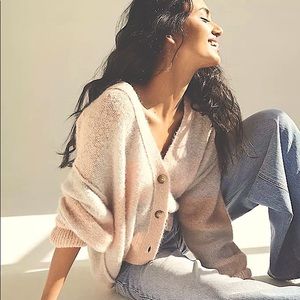 FREE PEOPLE Eclair Alpaca Striped Cardigan